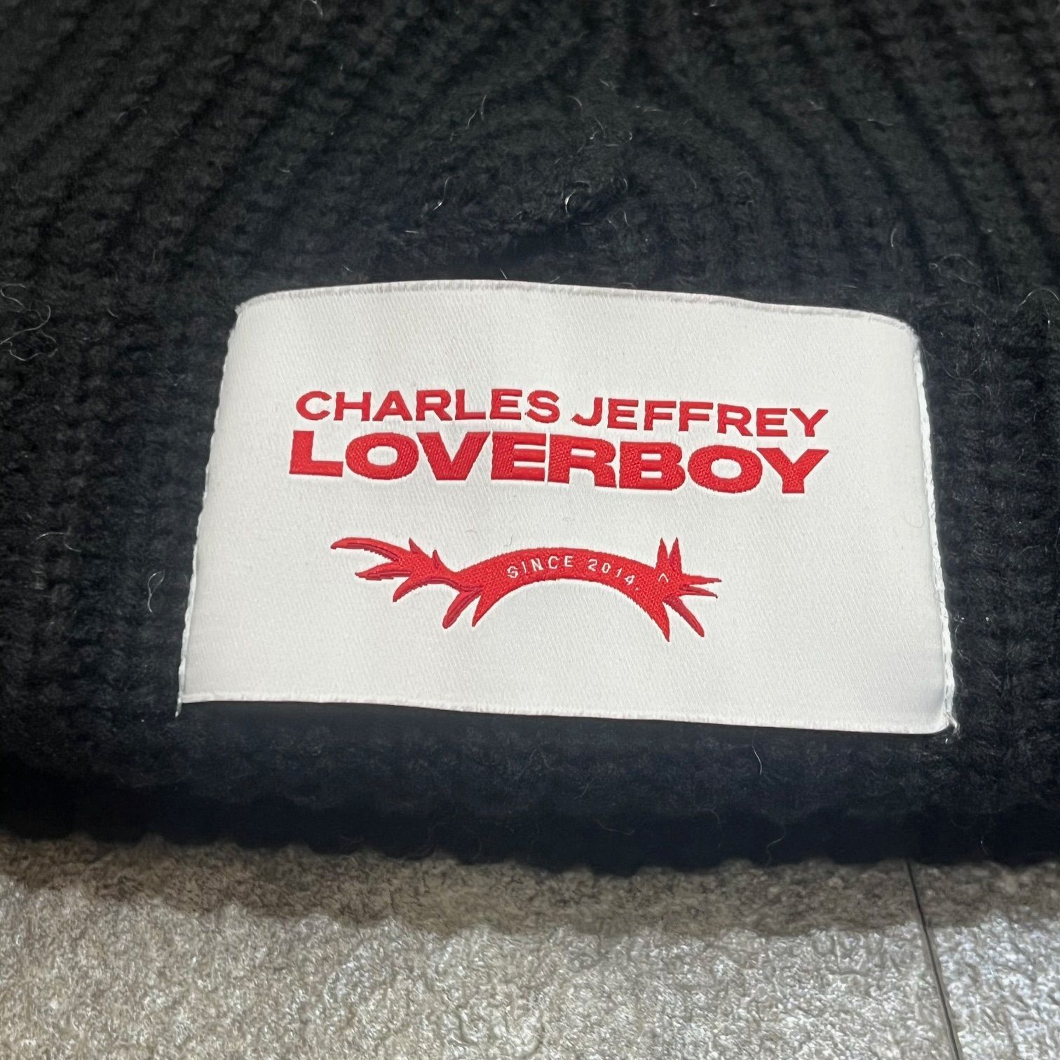 Charles Jeffrey LOVERBOY CHUNKY RABBIT BEANIE チャンキーラビットビーニー 帽子 ニット帽 チャールズジェフリー ラバーボーイ  76532A4