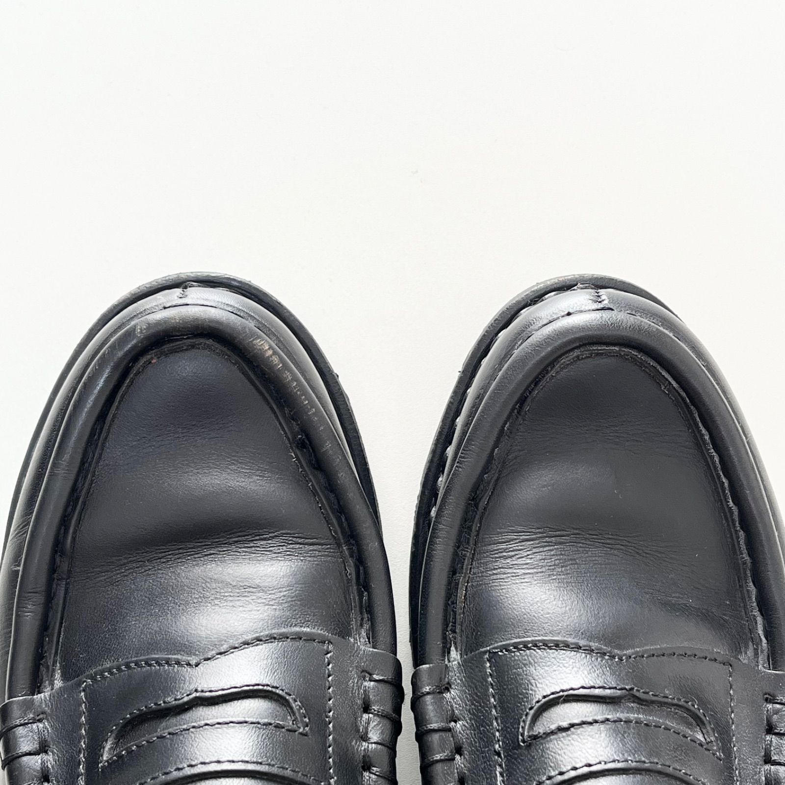 比較的美品 Paraboot パラブーツ REIMS ランス ローファー ブラック 