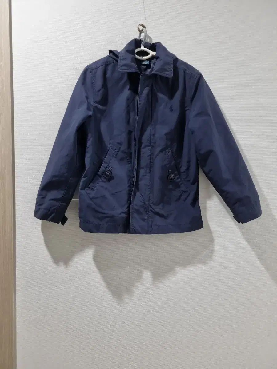 ポロ ラルフローレン キッズ ネイビー フード ジャケット