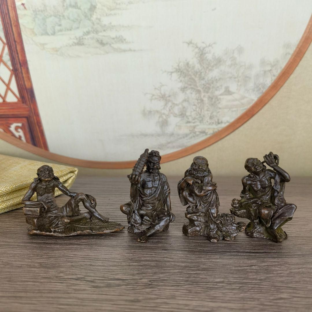 竹 彫刻 十八羅漢筆箱 書道具 文房具 現代工芸品 美術品 置物 竹 彫刻 十八羅漢筆箱 書道具 文房具 現代工芸品 美術品 置物