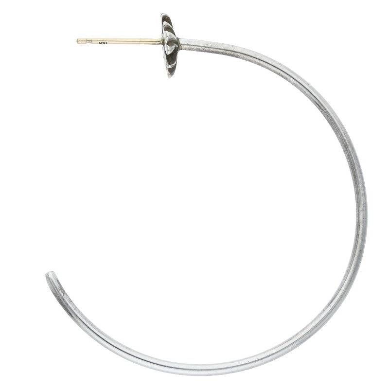クロムハーツ HOOP CH PLS/CHプラスフープ シルバーピアス メンズ