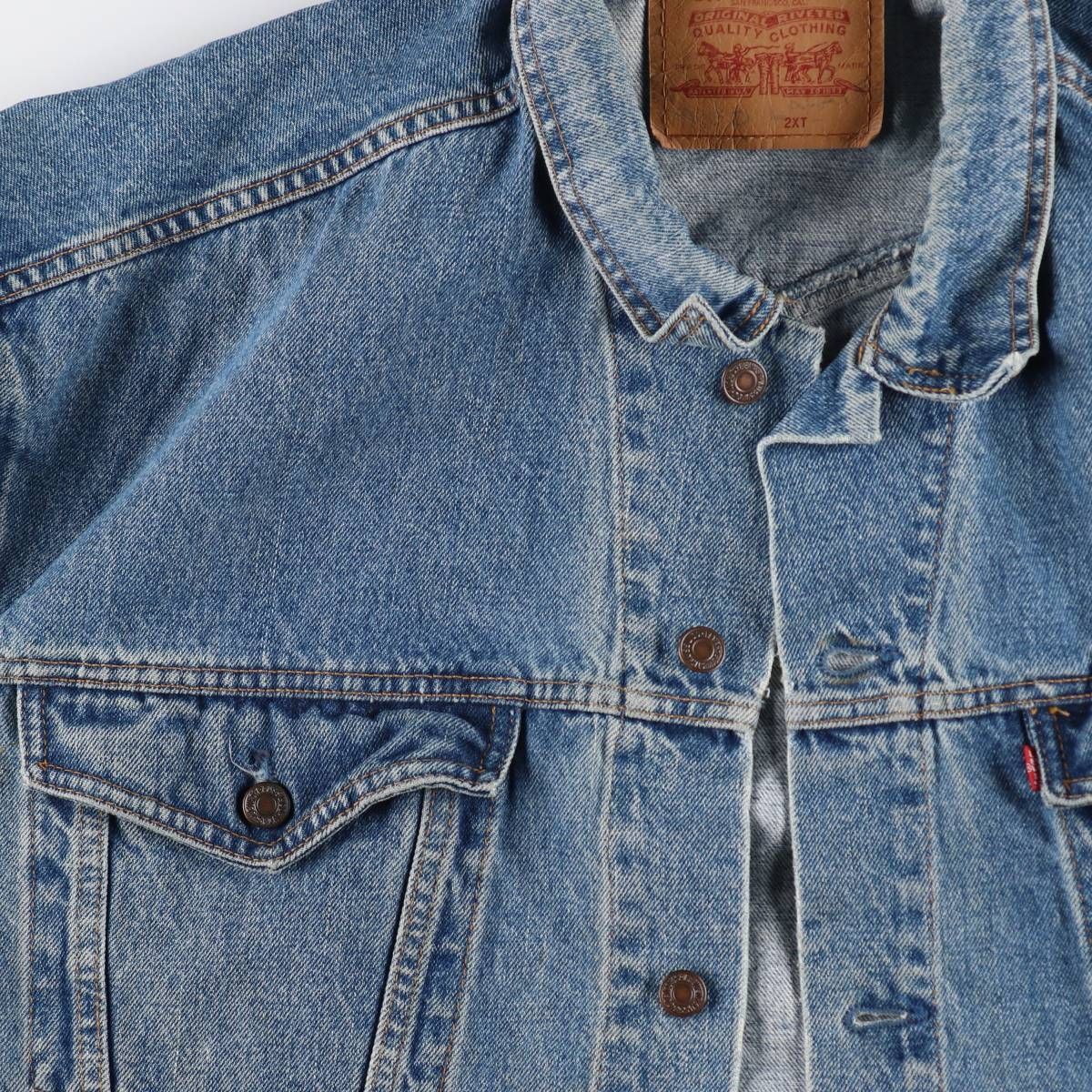 古着 90年代 リーバイス Levi's 75528-4891 デニムジャケット Gジャン