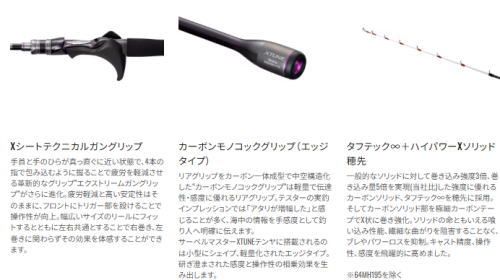 シマノ　24サーベルマスターエクスチューンテンヤ TENYA82M/ＭＨ178 シマノ 24 サーベルマスター エクスチューン テンヤ 82M/MH178