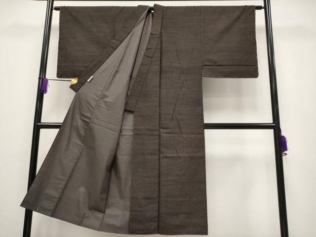 平和屋本店 上 男性 国指定重要無形文化財 本場久米島紬 手織 アンサンブル CYAA3911s5