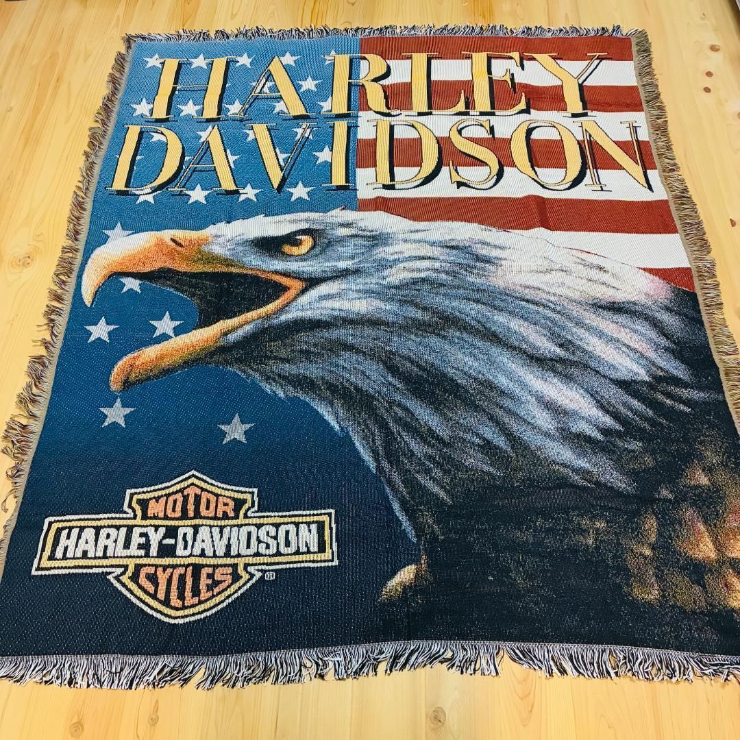 HARLEY-DAVIDSON ラグ タペストリー インテリア 背景 バイク ハーレー