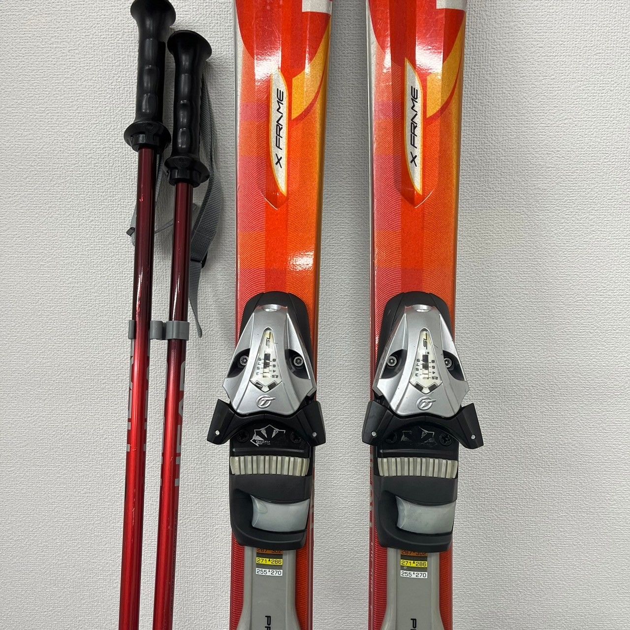 フルセット！】HEAD ヘッド C200 Xframe 142cm スキー板 ビンディング 