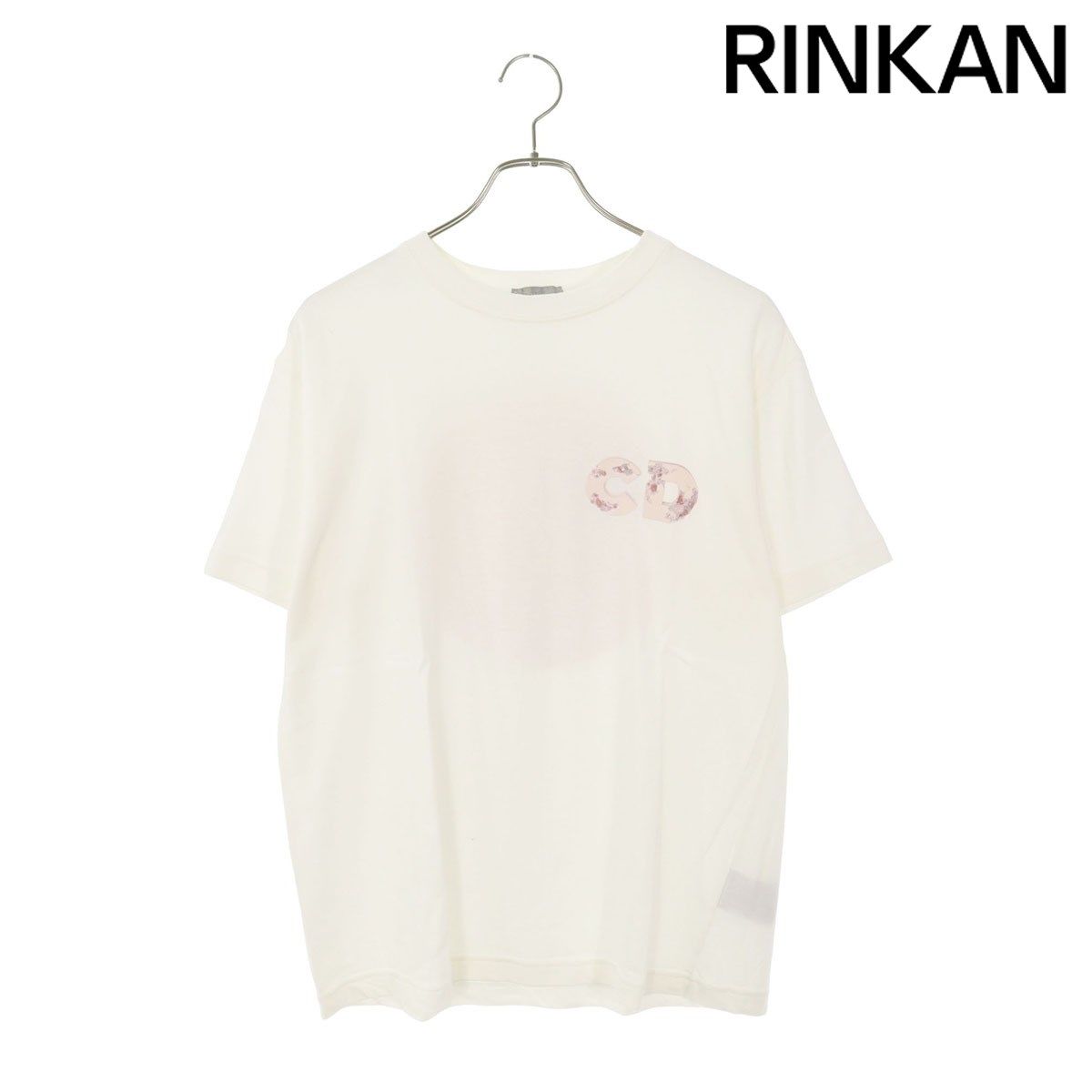 DIOR×DANIEL ARSHAM プリント半袖Tシャツ 023J615D0554 ブラック