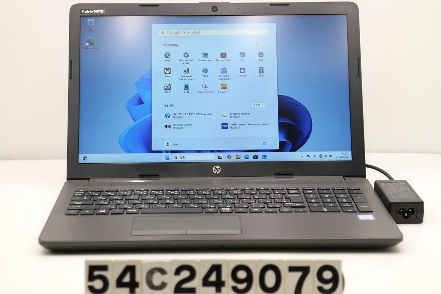 hp 250 G7 Core i5 8265U 1.6GHz/8GB/256GB(SSD)/Multi/15.6W/FWXGA(1366x768)/Win11 【54C249079】