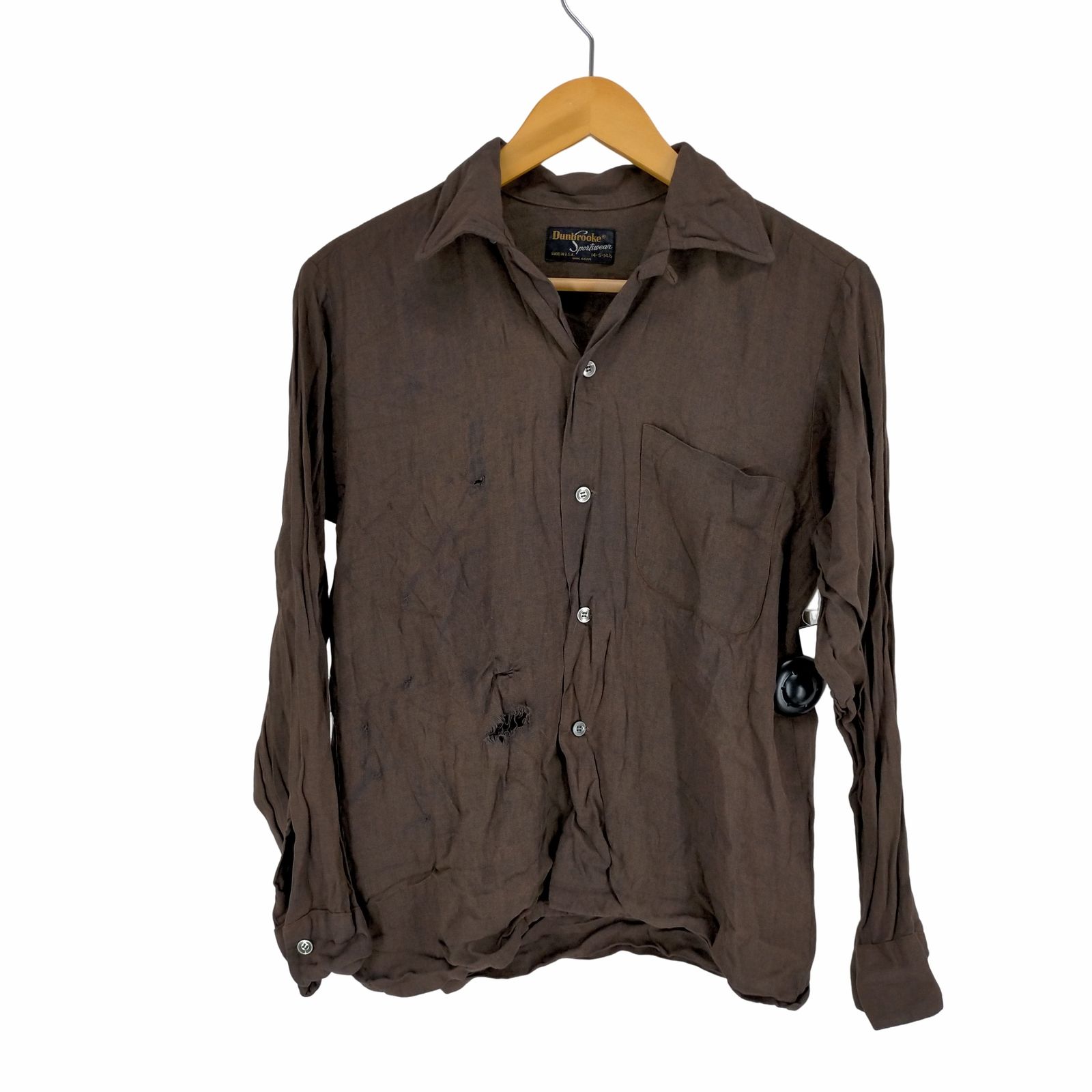 ダンブルック Dunbrooke 50~60S DUNBROOKE SPORTSWEAR レーヨンシャツ メンズ JPN：S 