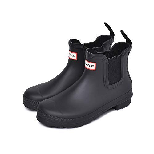 HUNTER レインシューズ UK 5 ブラック HUNTER ブラック レインシューズ25.5〜26.0