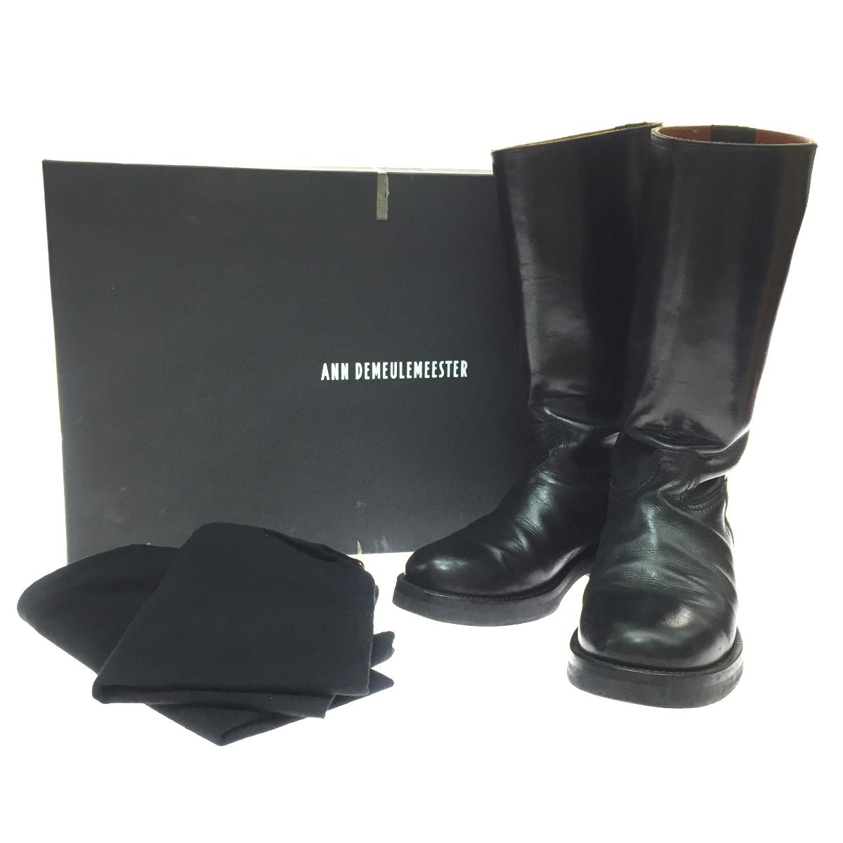 $$ ann demeulemeester レディース ロングブーツ SIZE 38 ブラック