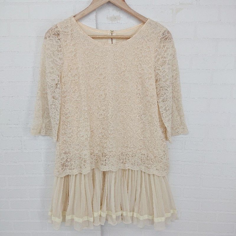 美品❢DOLCE＆GABBANA　チュニック　ワンピース GRACE CONTINENTAL チュニックワンピース ベージュ36 - メルカリ