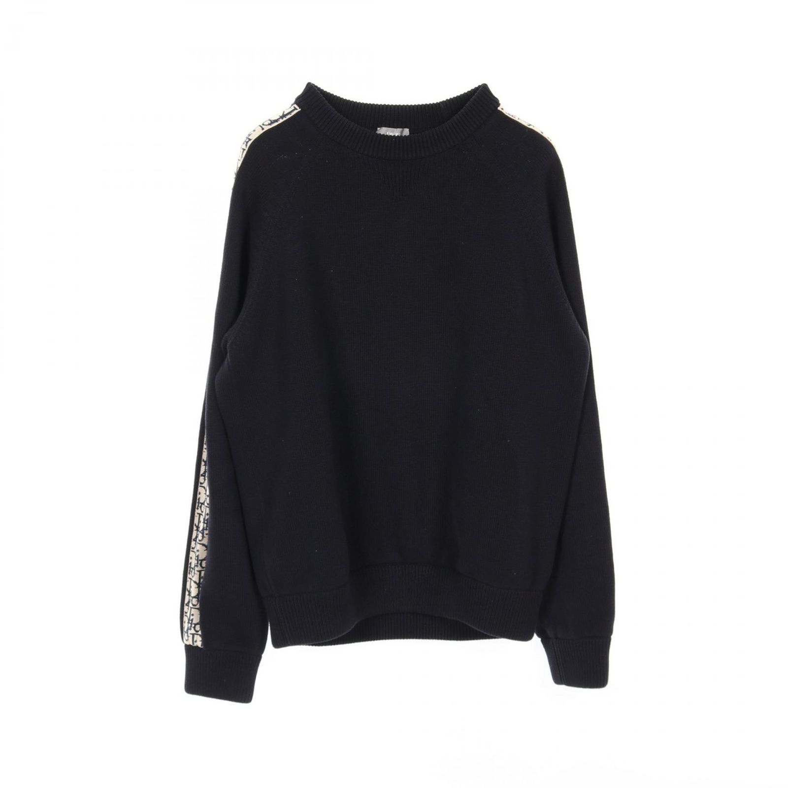 ディオールオブリークセーターLサイズネイビー Dior ネイビー ニットセーター ディオールオブリークセーターLサイズ