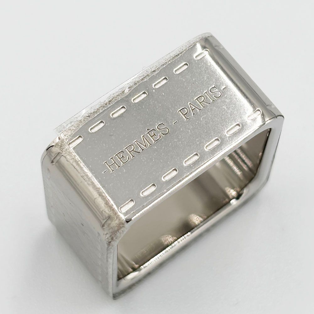 エルメス HERMES ボルデュック スカーフリング - シルバー