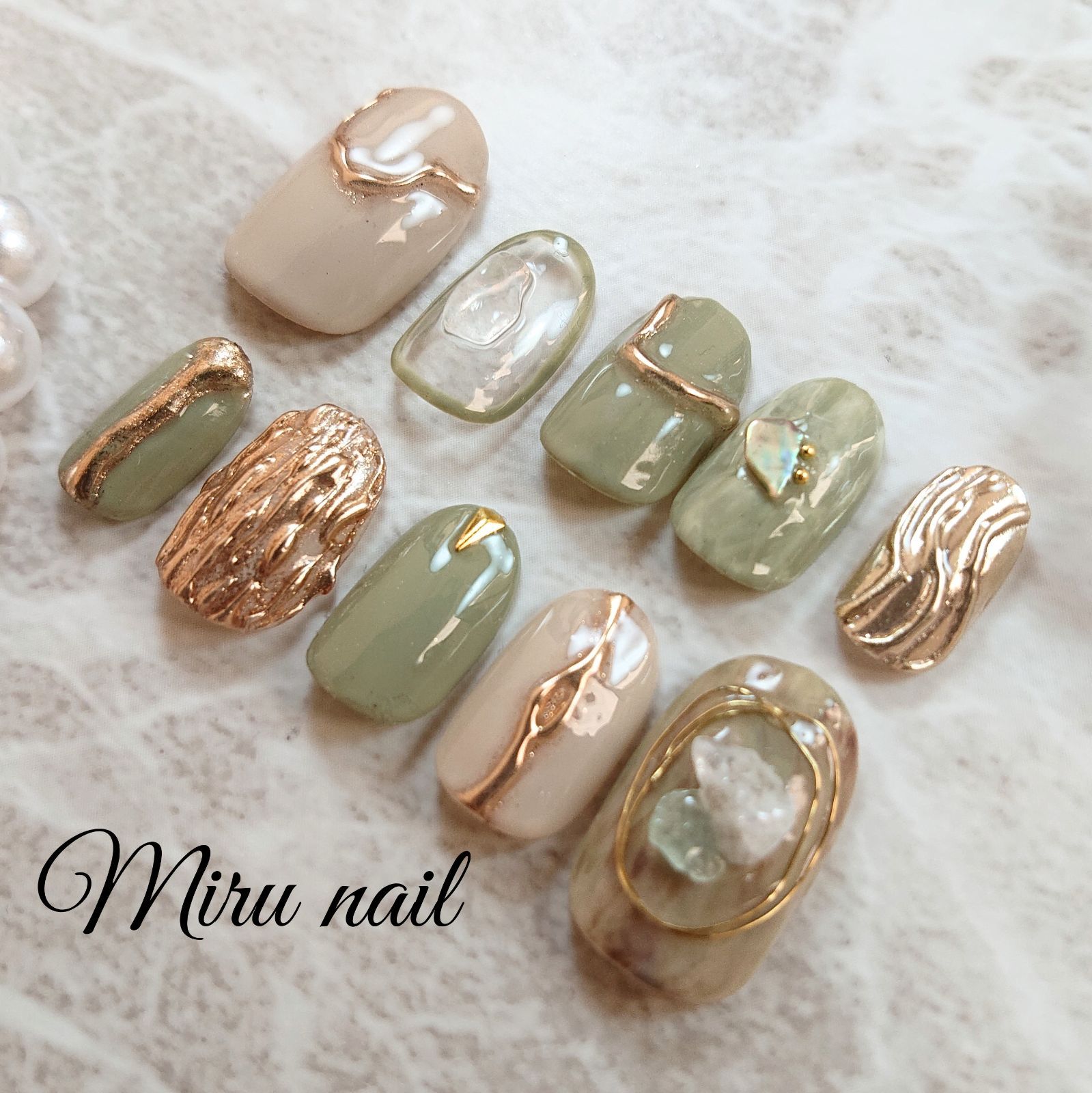 ピスタチオニュアンスネイル - メルカリ 