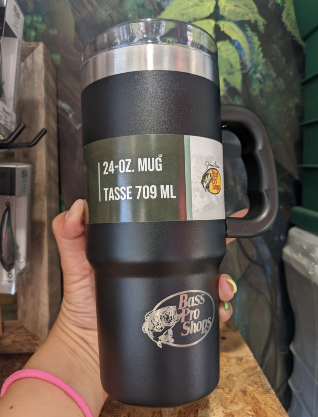 Bass Pro Shops タンブラー 20 oz マットブラック 魚釣り - メルカリ