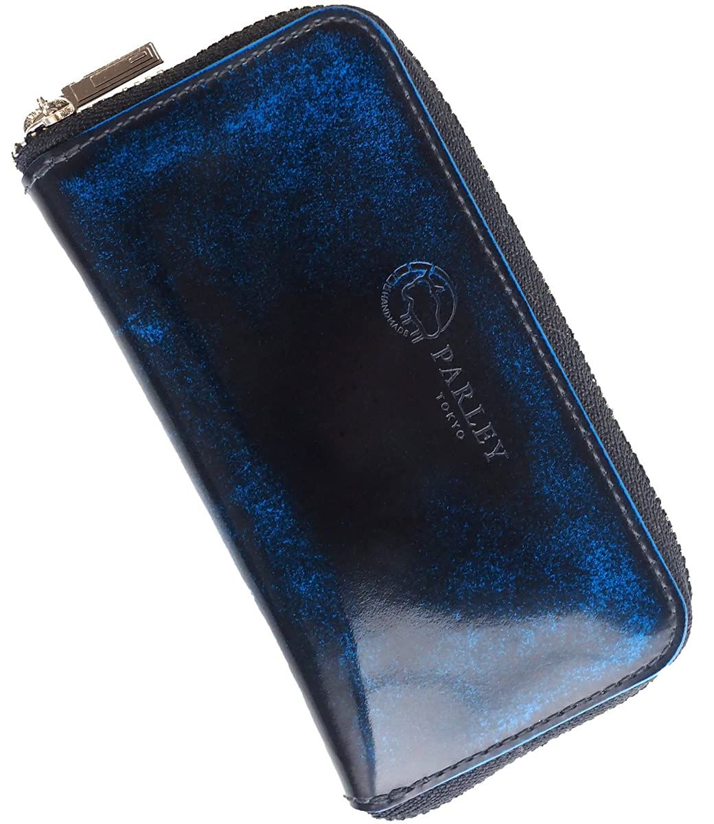 パーリィー　クラシック　キーケース　ブルー 楽天市場】革工房PARLEY “Parley Classic”（パーリィー