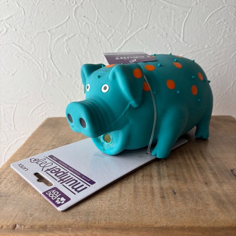 ラテックスグランティングピッグMULTIPET Grunting Pigs 9"
