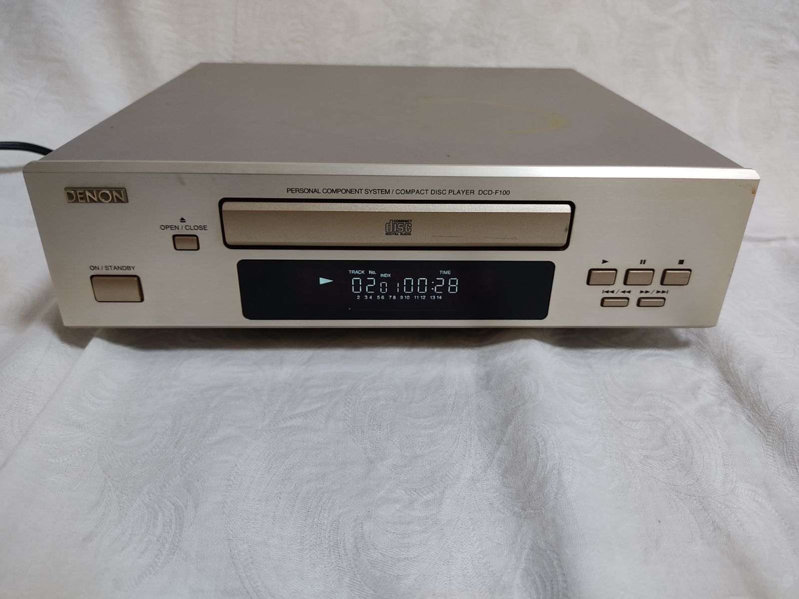 DENON CD PLAYER DCD-F100 デノン CDプレーヤー - メルカリ