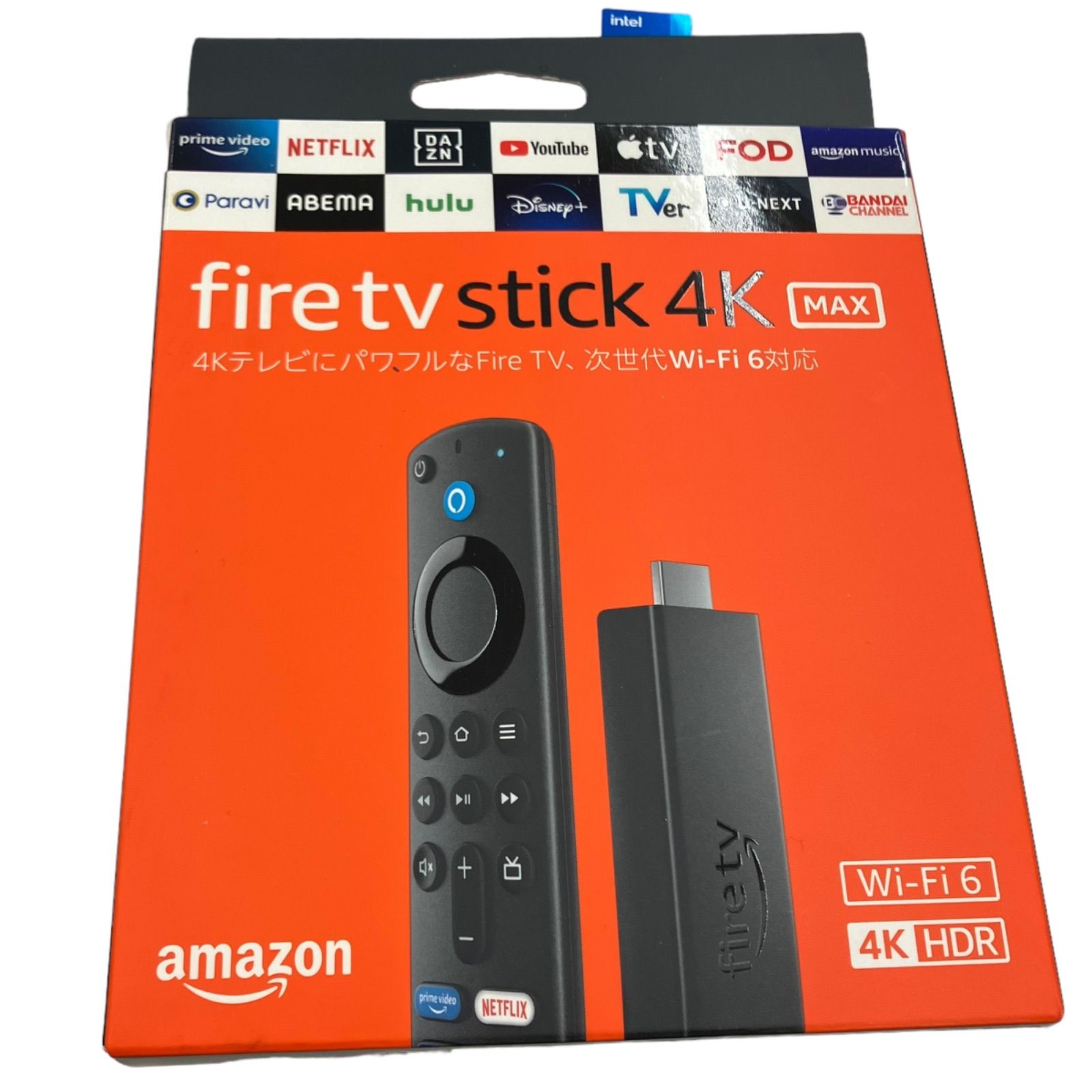 新品 未開封 fire tv stick 4K MAX アマゾン 日本初の - テレビ