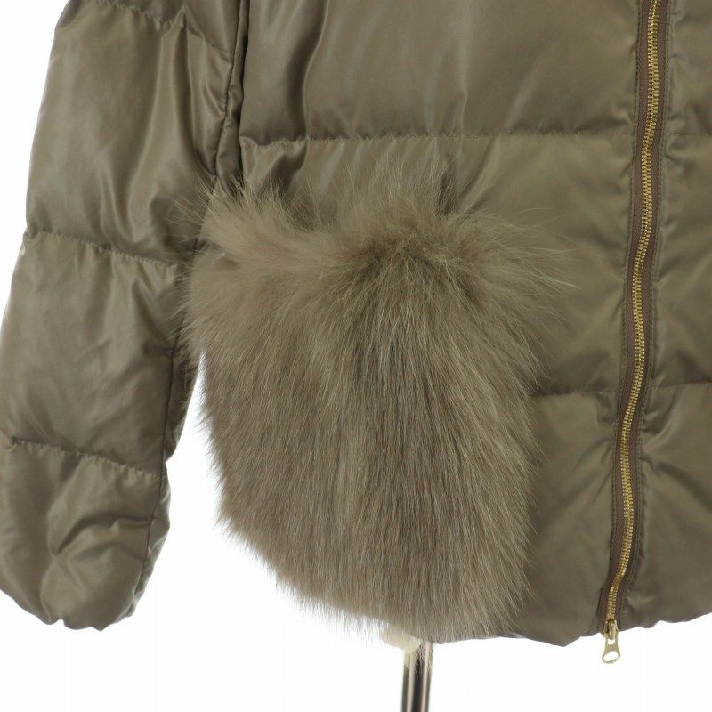 ベイジ BEIGE CREMYLL ダウンジャケット 中綿 ノーカラー