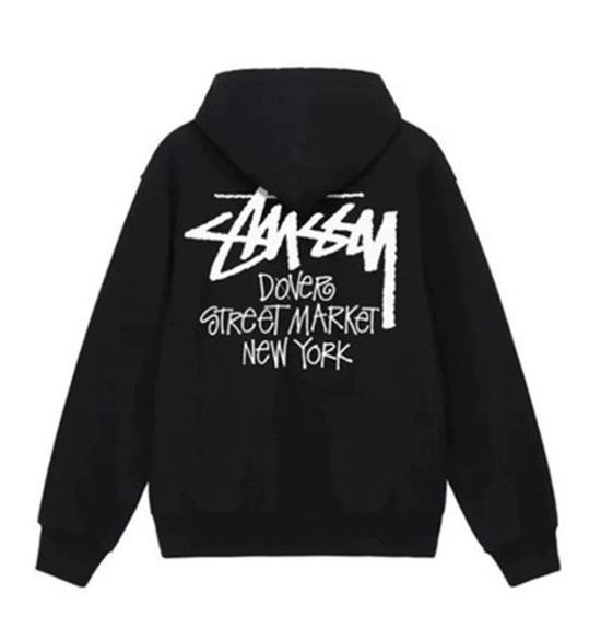 nkymrji 　STUSSYパーカー STUSSY ステューシー STOCK DSM N.Y. ZIP HOOD HOODIE パーカー