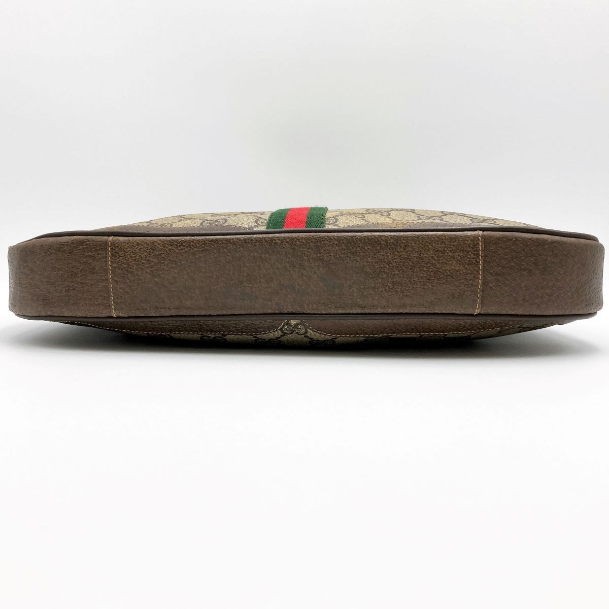 【美品】オールドグッチ シェリーライン GGスプリーム クラッチバッグ GUCCI - 本物 グッチ GUCCI オールドグッチ シェリーライン GG