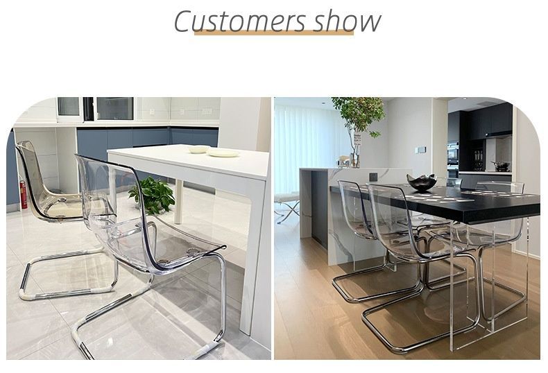 2脚セット ダイニングチェア クリア色 トーネットチェア風 透明 アクリル アクリルチェア ダイニングチェア2脚セット 2脚セット ダイニング