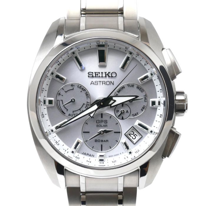 SEIKO セイコー アストロン GPS衛星電波 腕時計 ソーラー SBXC063/5X53-0AV0 メンズ 中古 美品 