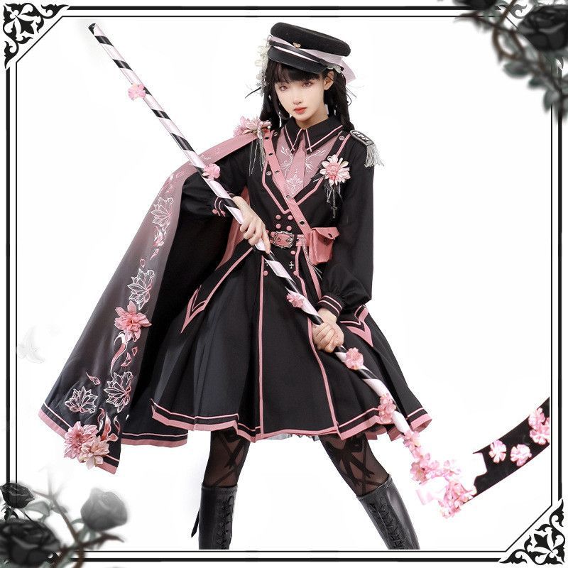 ミニロリ 軍服ロリータ レディース ミリタリーロリィタ スカート