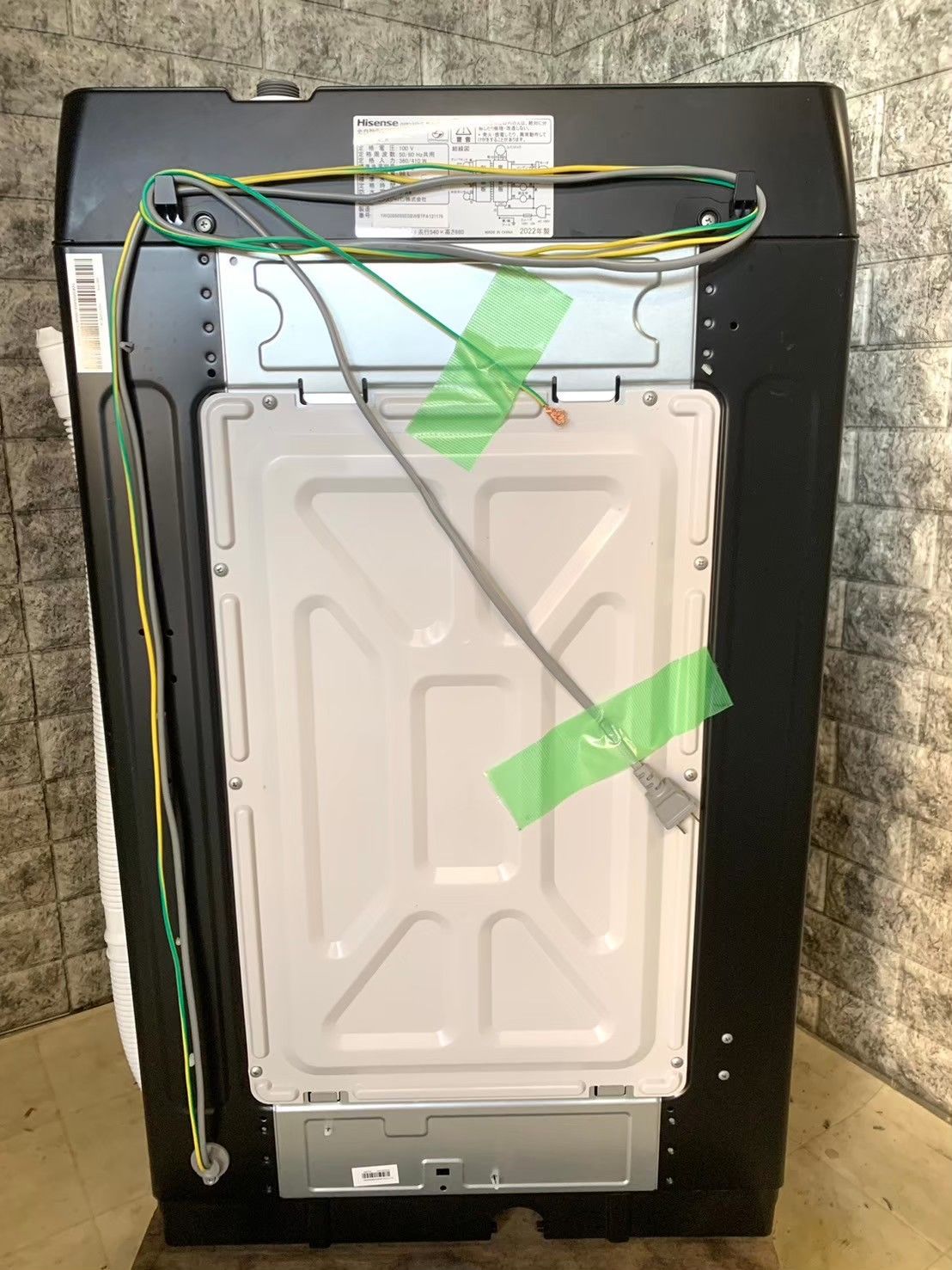 全国送料無料☆3か月保証付き☆洗濯機☆ハイセンス☆2022年☆5.5㎏☆HW  