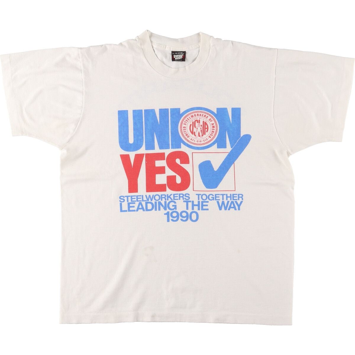 80s スクリーンスターズ 騙し絵tシャツ USA製 ブラック XL 骨 スカル