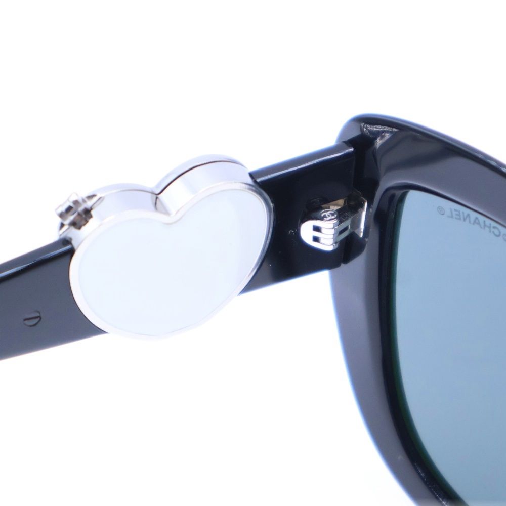 CHANEL (シャネル) ココマーク サングラス ブラック アセテート 5517-A