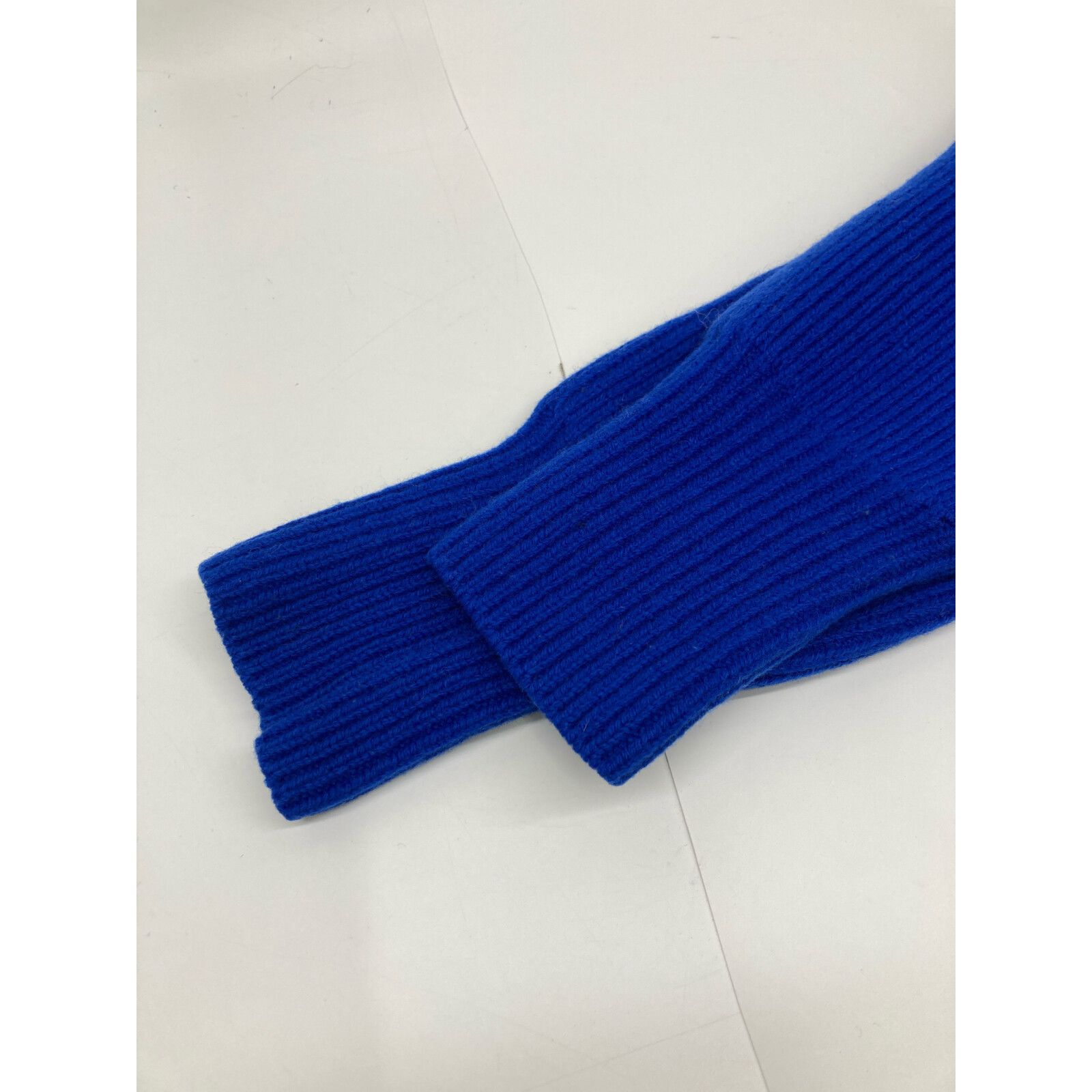 Alexander McQueen アレキサンダーマックイーン 710205 ﾌﾞﾙｰ ｳｰﾙﾄﾞﾚｰﾌﾟ  