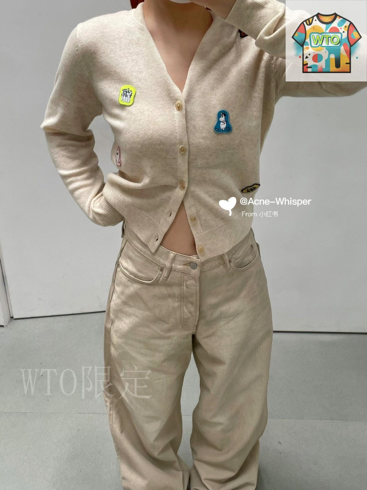 Acne Studios ニットカーディガン Acne Studios アクネストゥディオズ カーディガン A60280 FA-WN