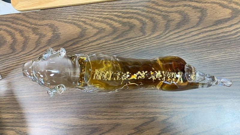 MultiGlass マルティグラス 虎 ガラス　置物　干支 十二支 クリスタル レトロ MultiGlass マルティグラス トラ 42cm ガラス 置物 虎 寅