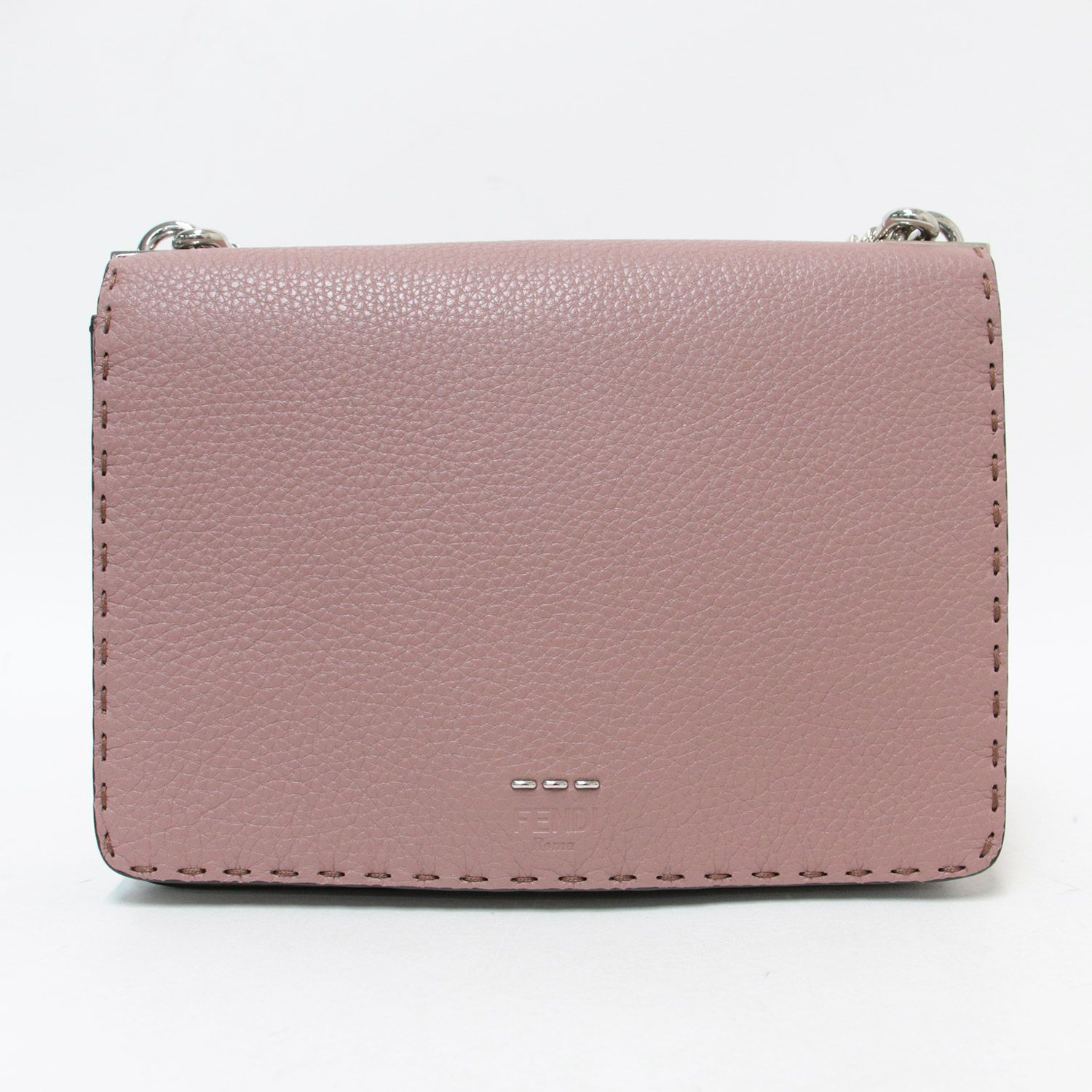 FENDI フェンディ バッグ カバン ピンク シルバー ベージュ ショルダー 
