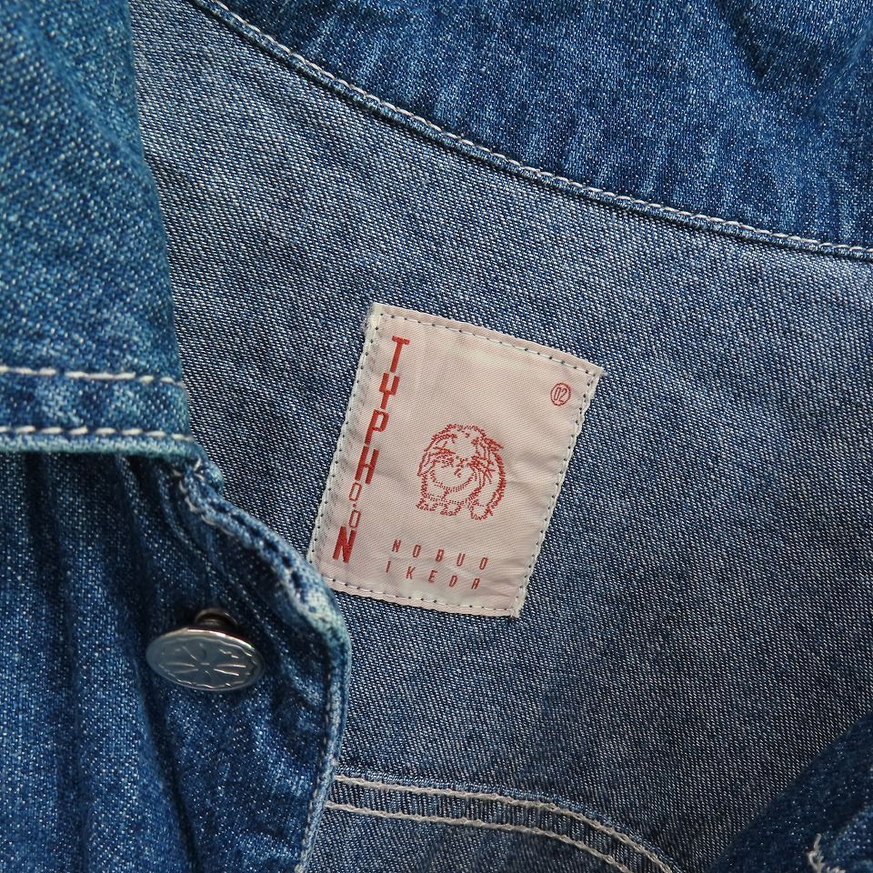 TYPHOON NOBUO IKEDA イケダ ノブオ ヴィンテージ デニム コート  