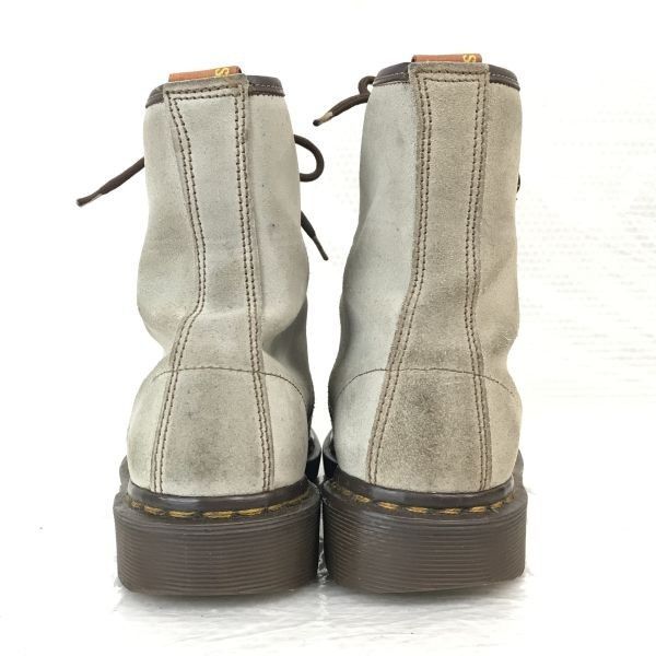 Dr.Martens 8ホール　ベージュ　スエード　　イングランド製 drm-cb-27457268.jpg