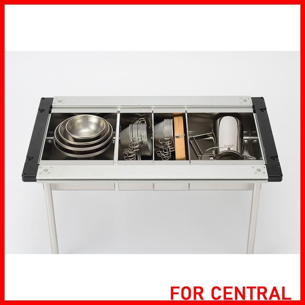 【中古】スノーピーク CK-025 ステンボックス ハーフユニット 2セット snow peak スノーピーク ステンボックス ステンボックスハーフ