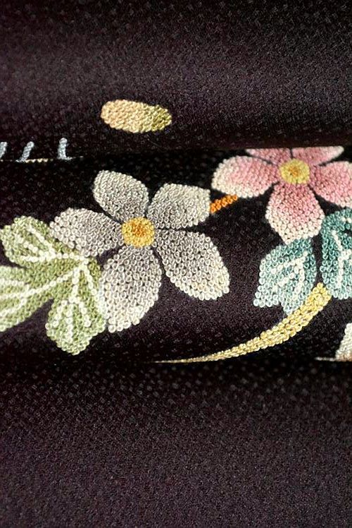 最高峰】【未使用品】至宝の逸品 総相良刺繍 孔雀花文 1つ紋 重ね衿付き 訪問着 身丈161ｃｍ 裄丈64ｃｍ T3343 - メルカリ