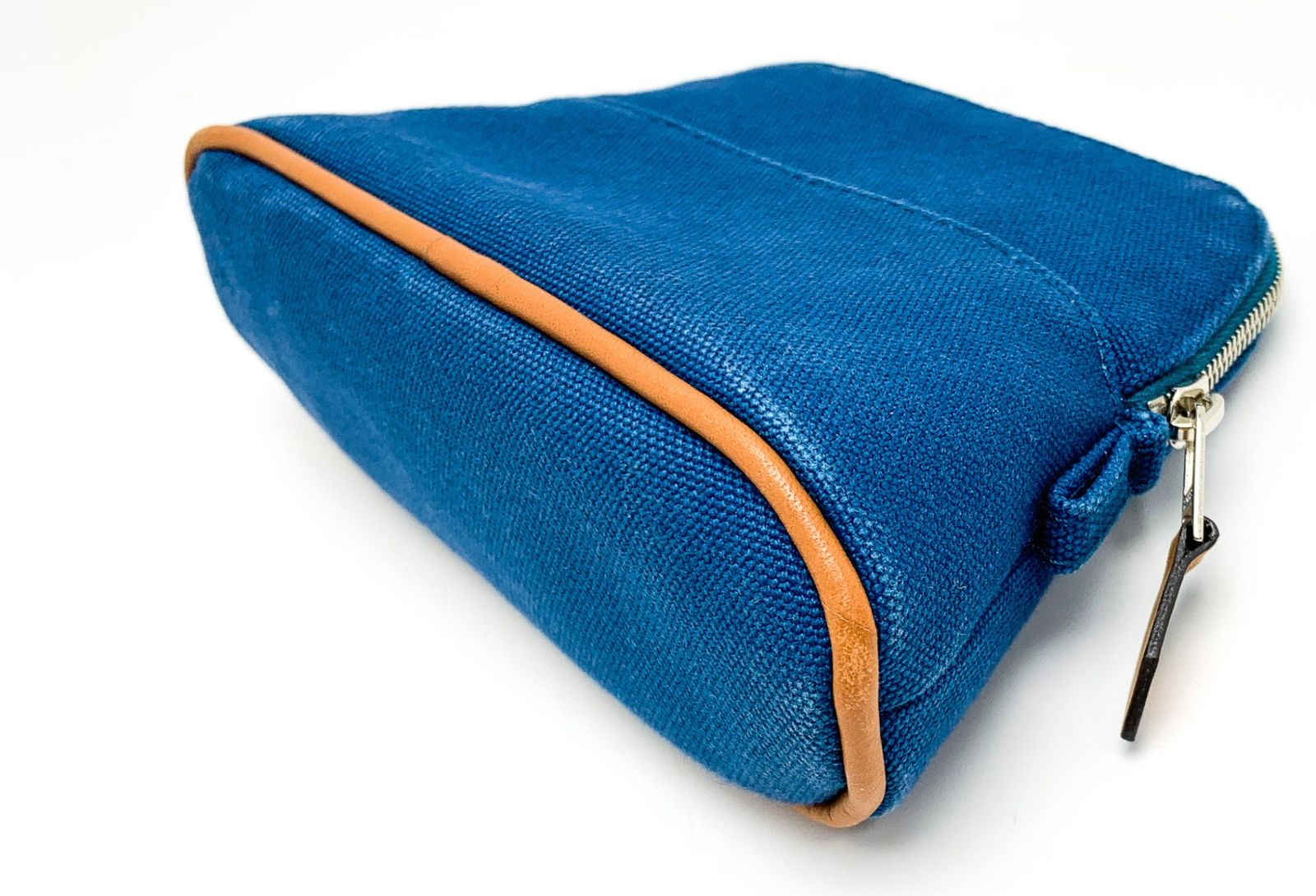 HERMES エルメス ブルー系 青緑 ターコイズブルー系 ボリードポーチ