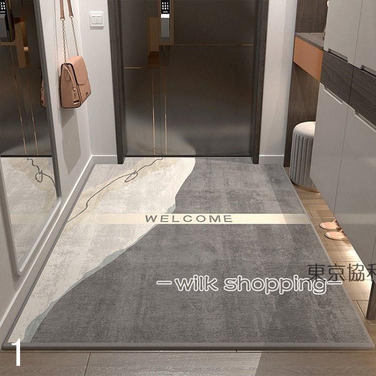 玄関マット 泥落とし 屋外 屋内 PVC ビニール おしゃれ 無地 北欧風 フロアマット ドアマット 大判 大きいサイズ 室外 室内 店舗用品 洗える 雨 雪ZYL101日替わり