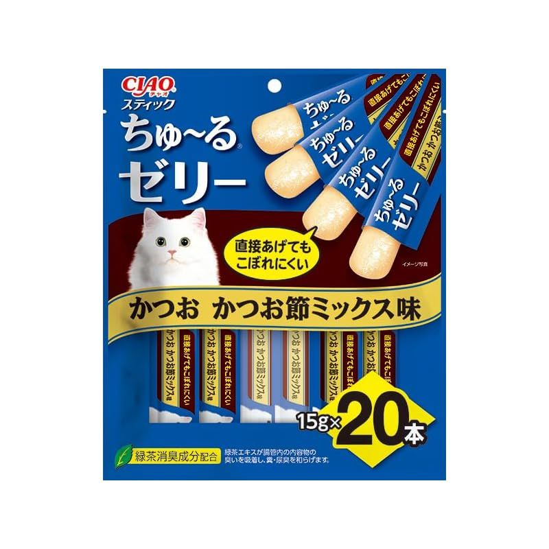 チャオ品です チャオ (CIAO) スティック かつお かつお節ミックス味 20本
