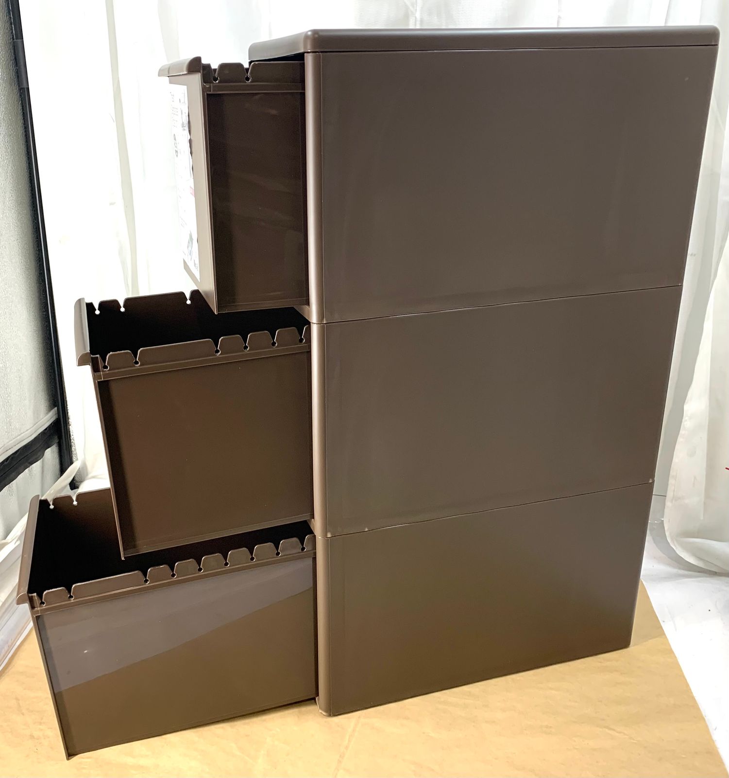 吉川国工業所 分別引出しステーション ワイド3段 BW-3