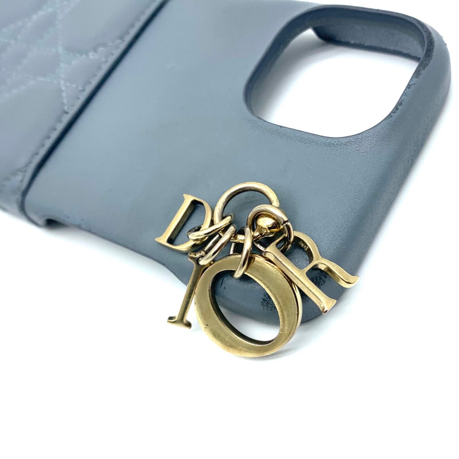 Christian Dior キルティング iPhone13ケース　レザー Christian Dior iPhone ケース レザー キルティング カナージュ