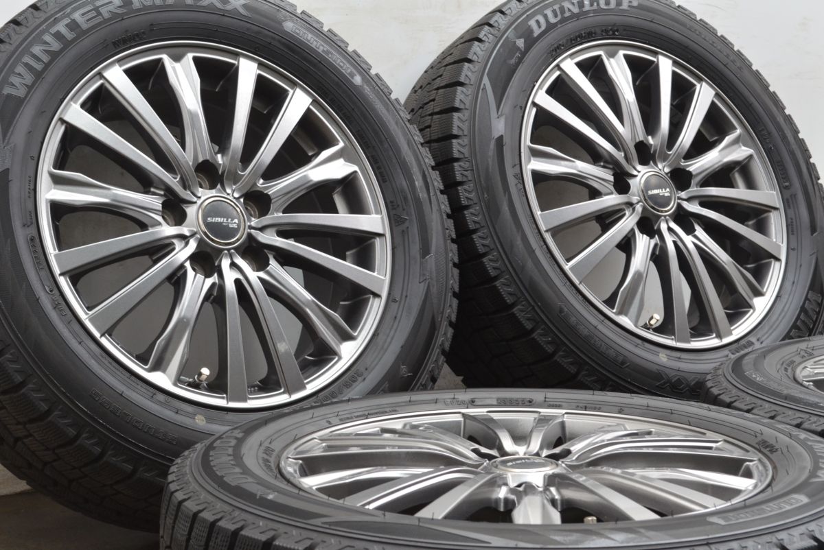 バリ溝 美品】トヨタ車専用設計 シビラ 16in 6.5J+39 PCD114.3 バリ溝 美品】トヨタ車専用設計 シビラ 16in 6.5J+39 PCD114.3