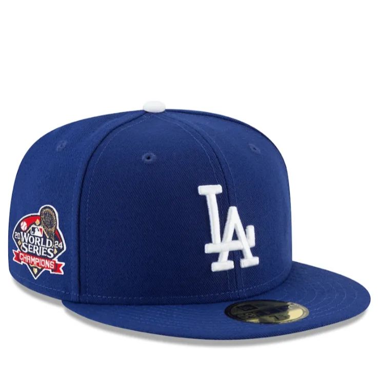 品 大谷翔平 ドジャース キャップ MLB公式メンズ ロサンゼルス ドジャース ニューエラ ロイヤル 2025 ワールドシリーズ チャンピオン サイドパッチ 59FIFTY フィットハット