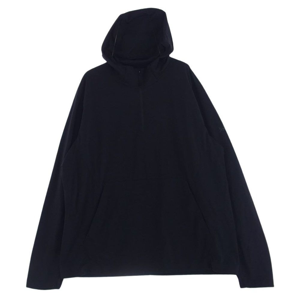 ARC'TERYX アークテリクス ジャケット ACROPLE PULLOVER HOODY プルオーバー ナイロン フーディ ジャケット ブラック系 L【中古】
