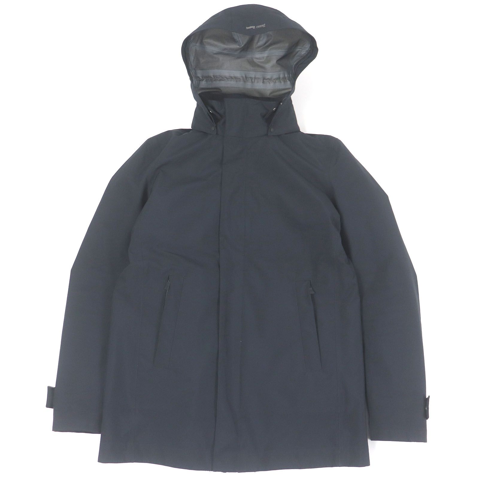 □Herno ヘルノ PI073UL Laminar ラミナー GORE-TEX ライナー付き ダウンジャケット マウンテンパーカー ネイビー 44 メンズ